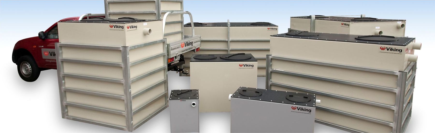 Viking plastics trade waste tank range